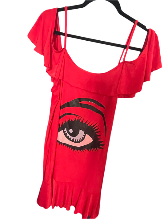 Homewear eye graphic beach night wear s/l size stretchy